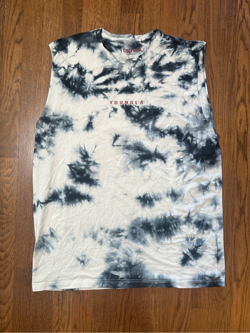 Youngla tye dye rose muscle tank